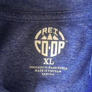 REI CO-OP Purple lightweight workout top.